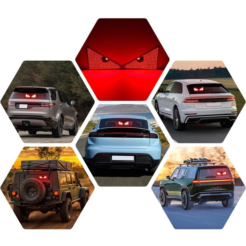 Ojos de Diablo Triangular LED para Coche