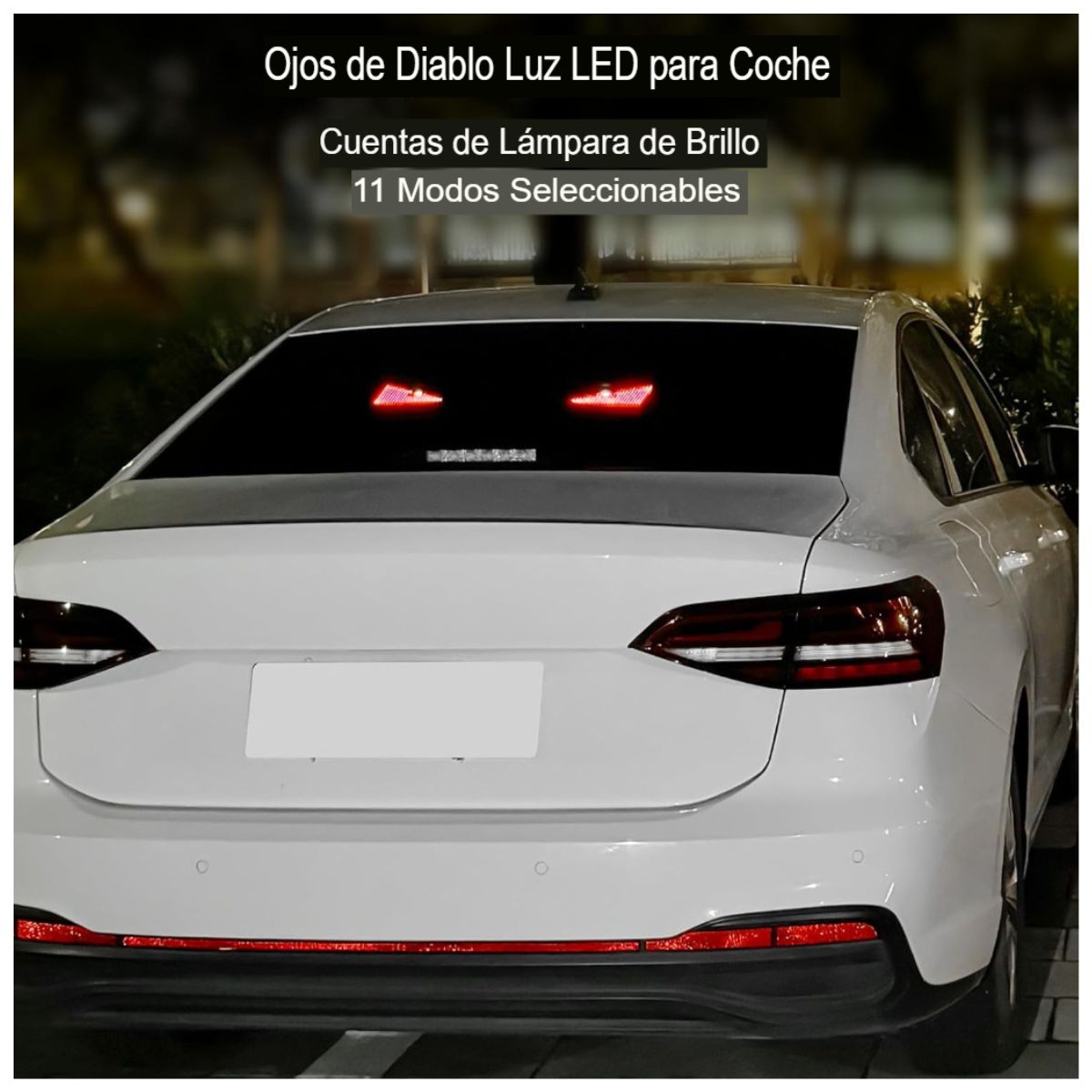 Ojos de Diablo Triangular LED para Coche